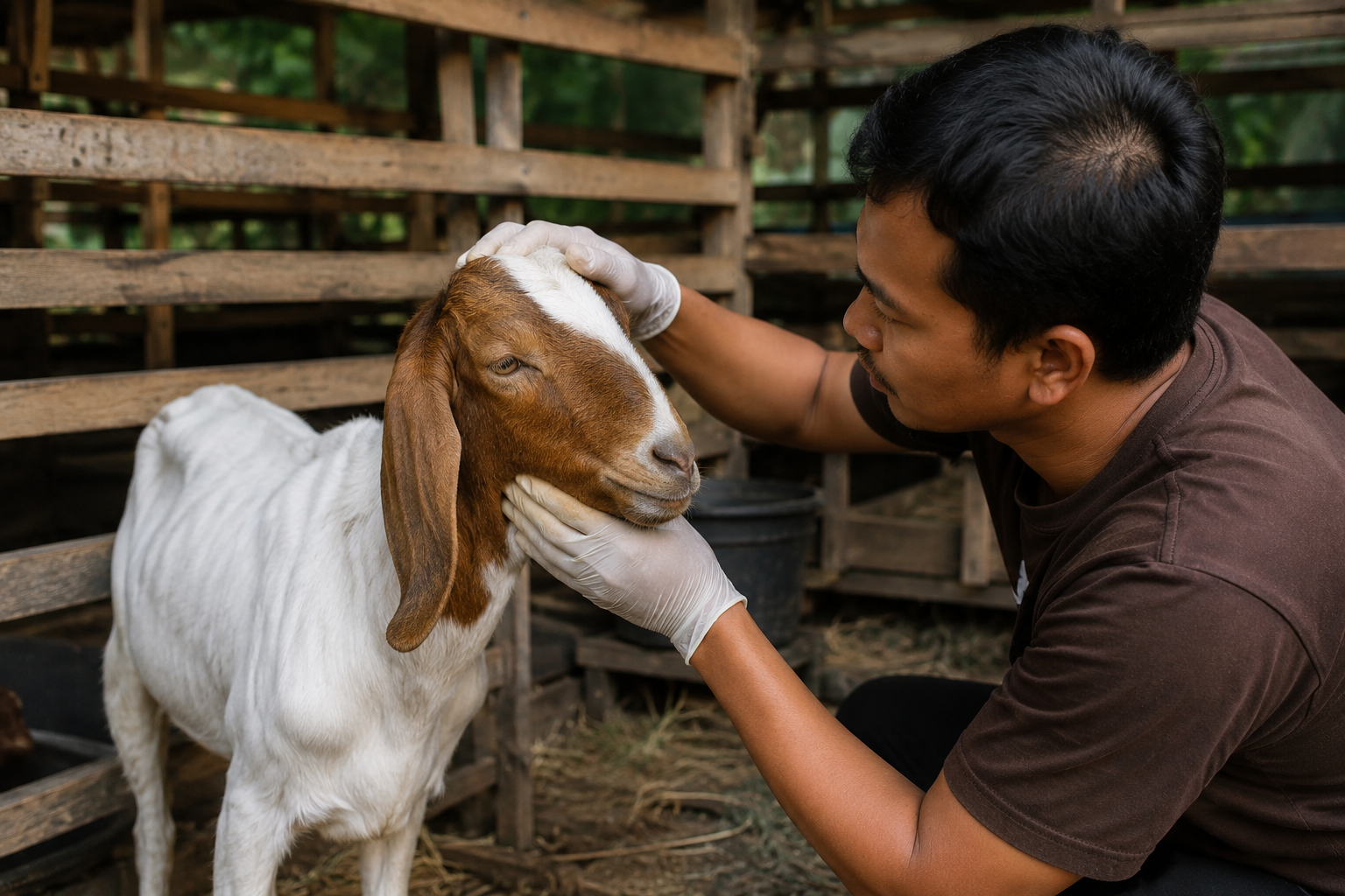 ciri-ciri kambing aqiqah sakit