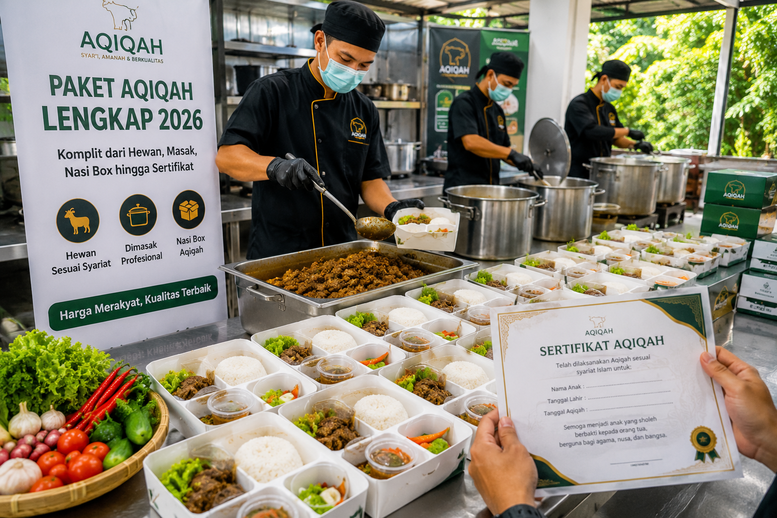 paket aqiqah lengkap 2026 perbandingan harga dan komponen
