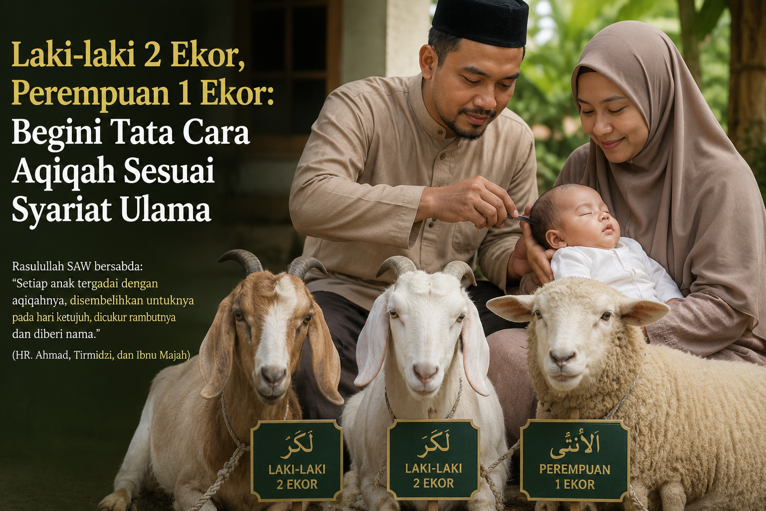 tata cara aqiqah sesuai syariat