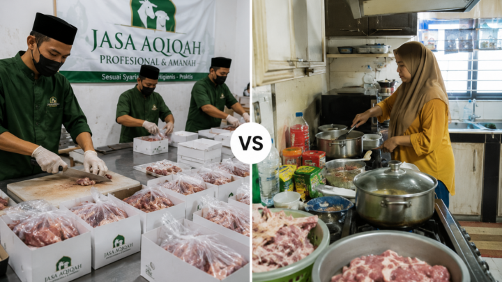 perbandingan jasa aqiqah vs masak sendiri di dapur