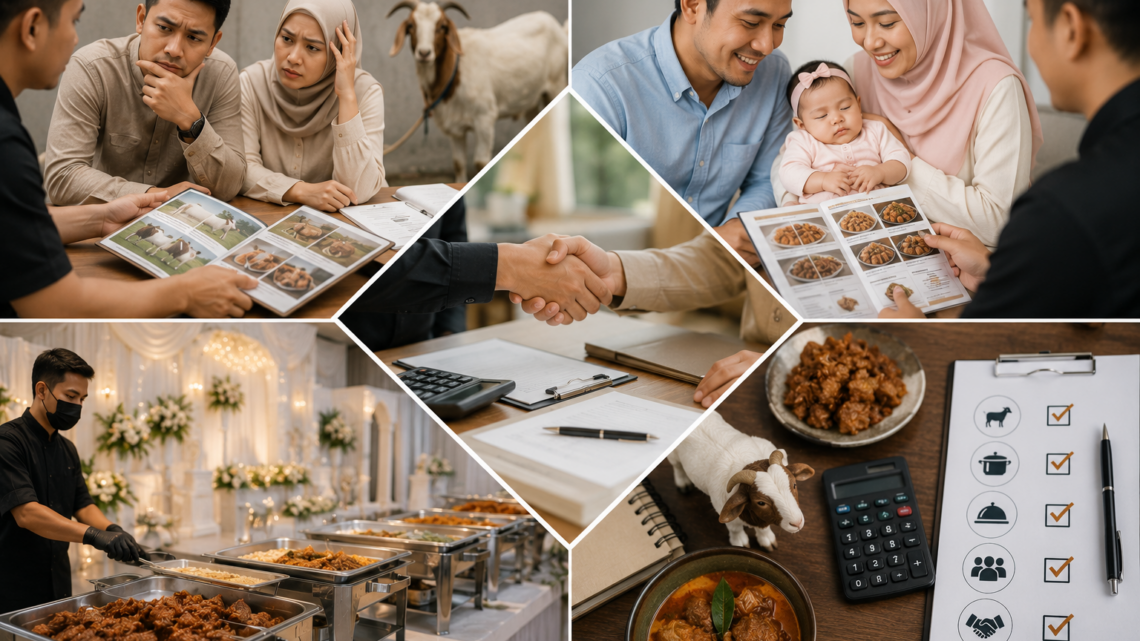keluarga berkonsultasi tentang cara nego harga paket aqiqah