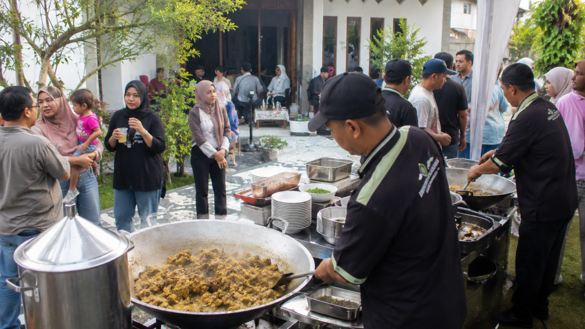 konsep live cooking jasa aqiqah dapur bergerak