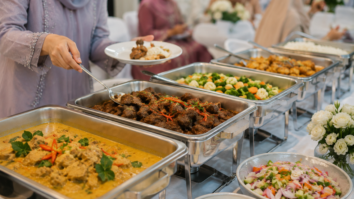 kemasan box menu pendamping aqiqah modern yang estetik