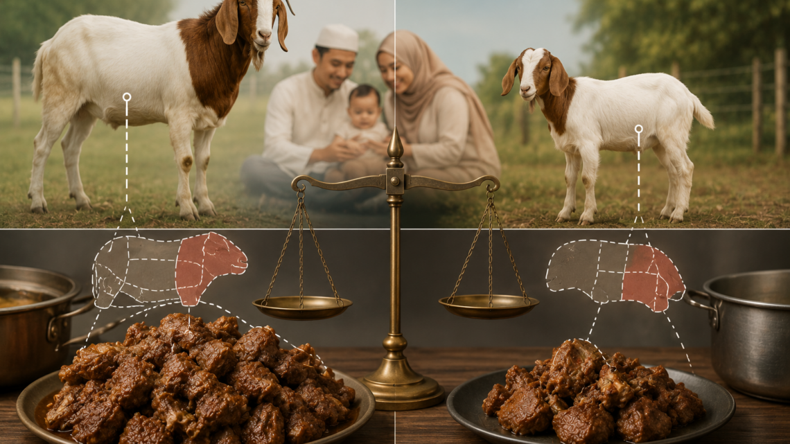 peternak membantu memilih hewan aqiqah yang tepat
