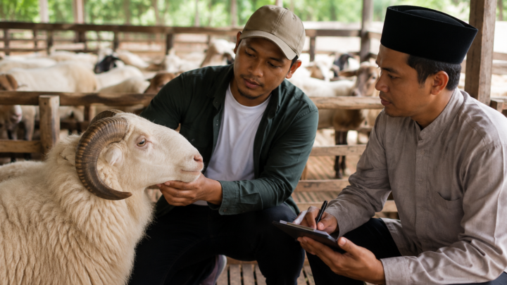 kambing sehat sebagai hewan aqiqah berkualitas