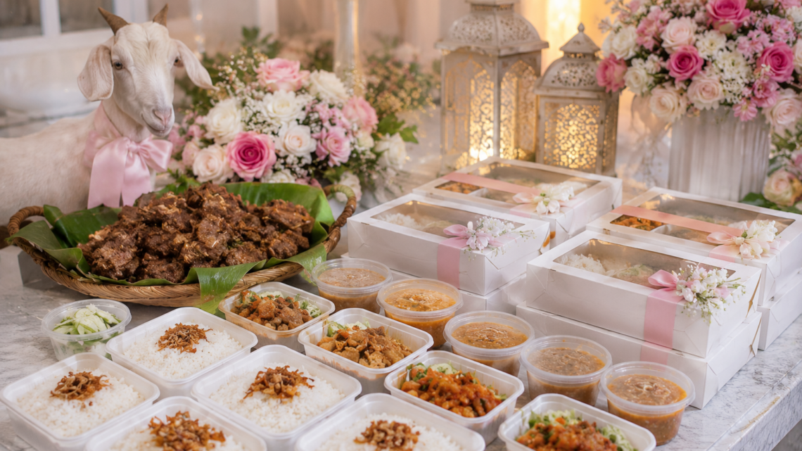 kemasan premium paket aqiqah anak perempuan