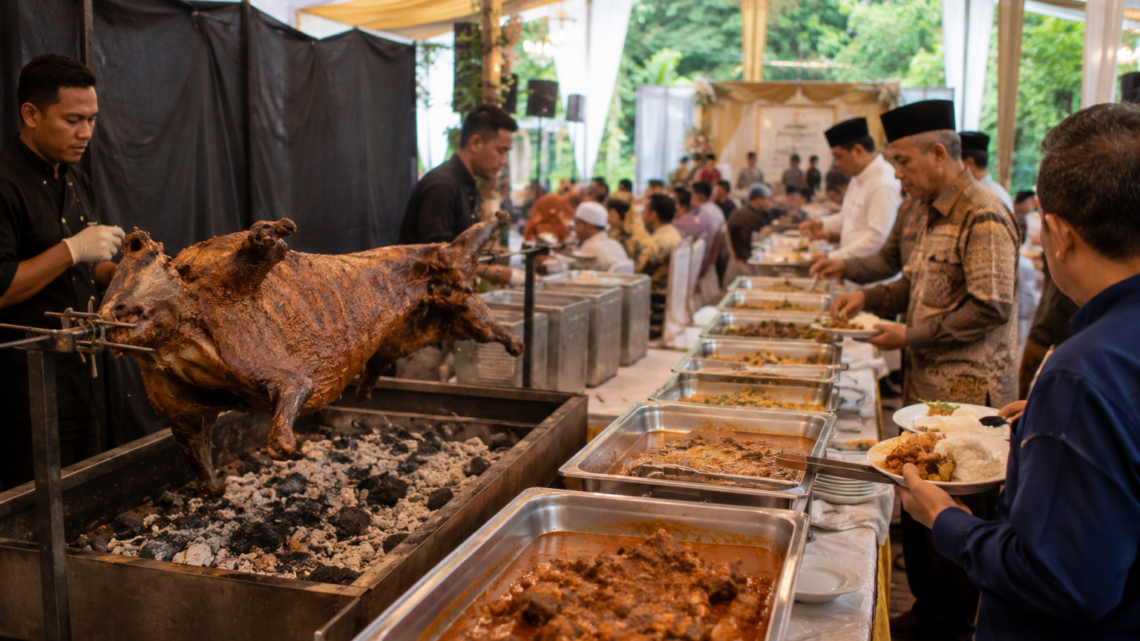 susunan menu paket aqiqah prasmanan untuk 300 tamu