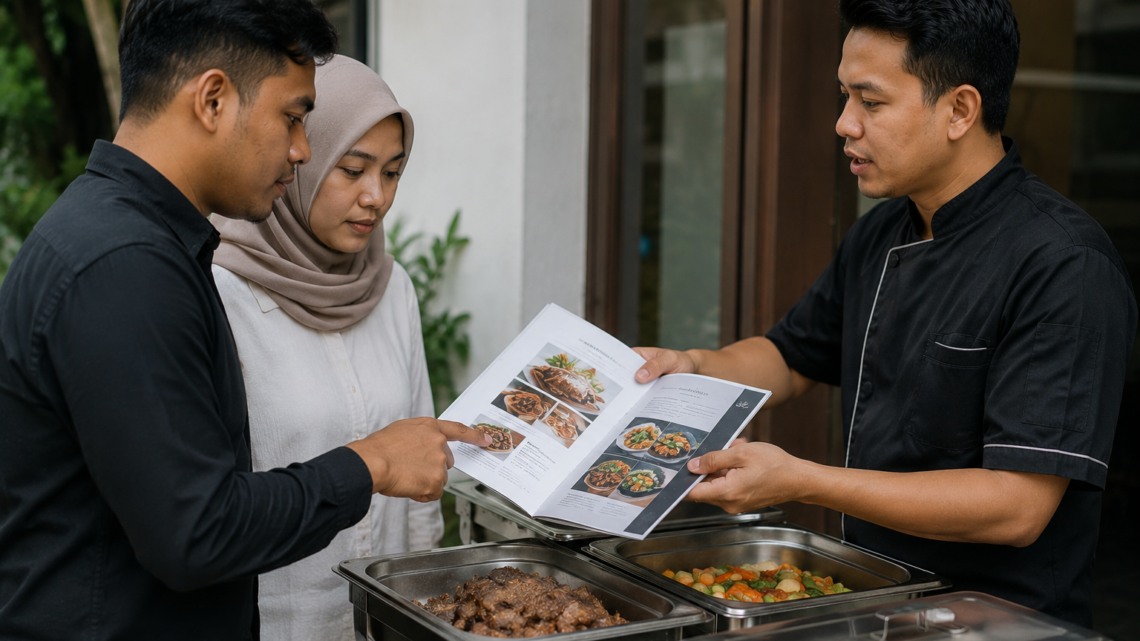 proses uji rasa untuk mengecek harga paket aqiqah