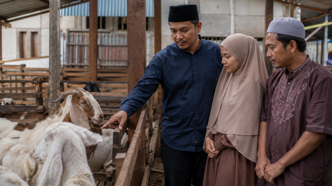 peternak melakukan seleksi untuk menghindari kesalahan memilih hewan aqiqah