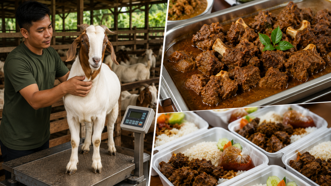 kambing sehat dengan bobot ideal kambing aqiqah