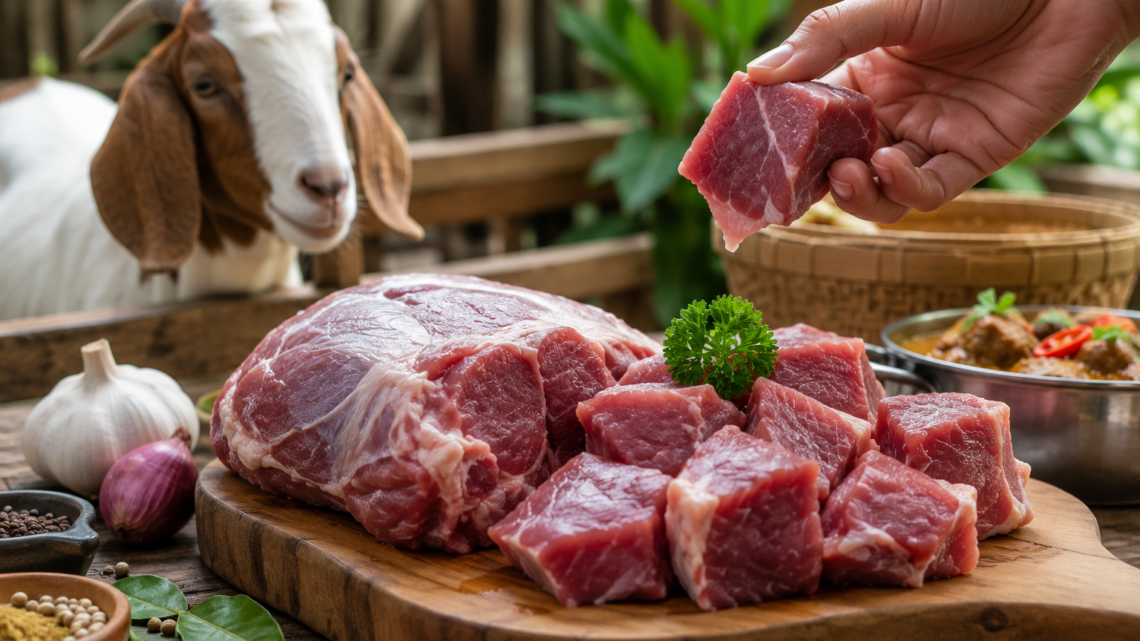 perbandingan daging kambing betina untuk aqiqah dan jantan