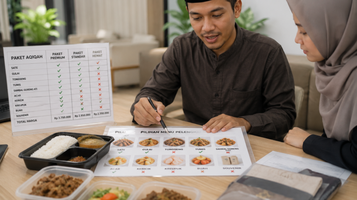 kustomisasi menu untuk menekan harga paket aqiqah