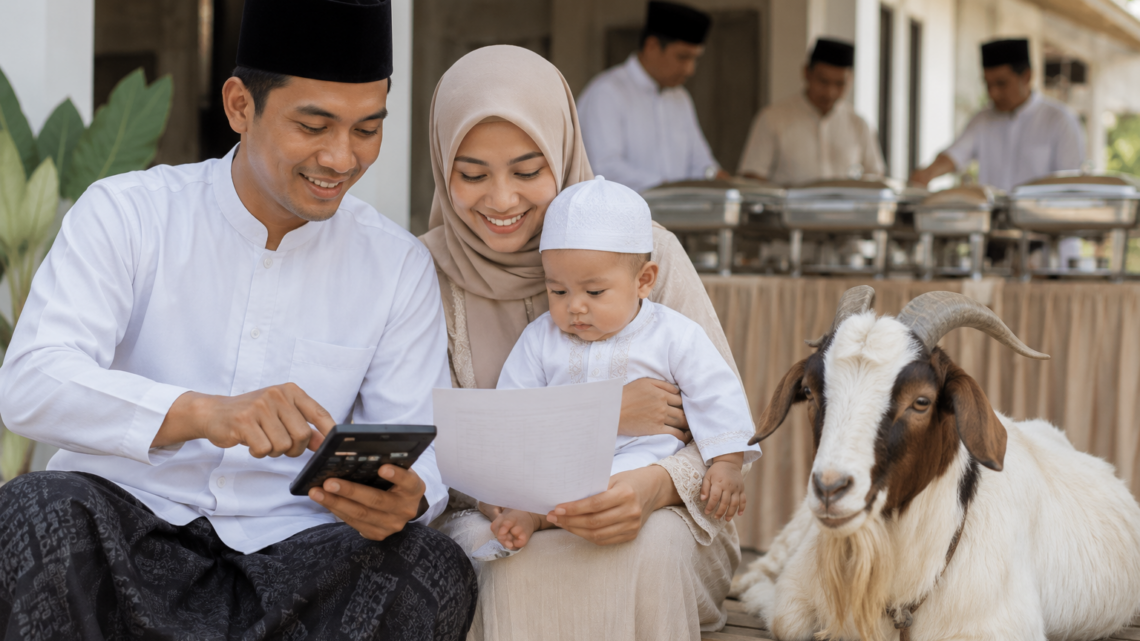 Biaya Aqiqah Anak Laki-Laki 2026 dengan dua ekor kambing sesuai syariat Islam