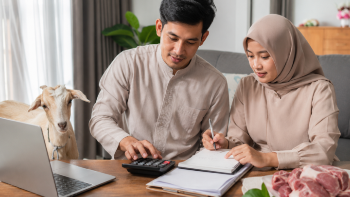 Budget Aqiqah Anak Laki-Laki dengan ilustrasi perencanaan biaya aqiqah dan paket kambing