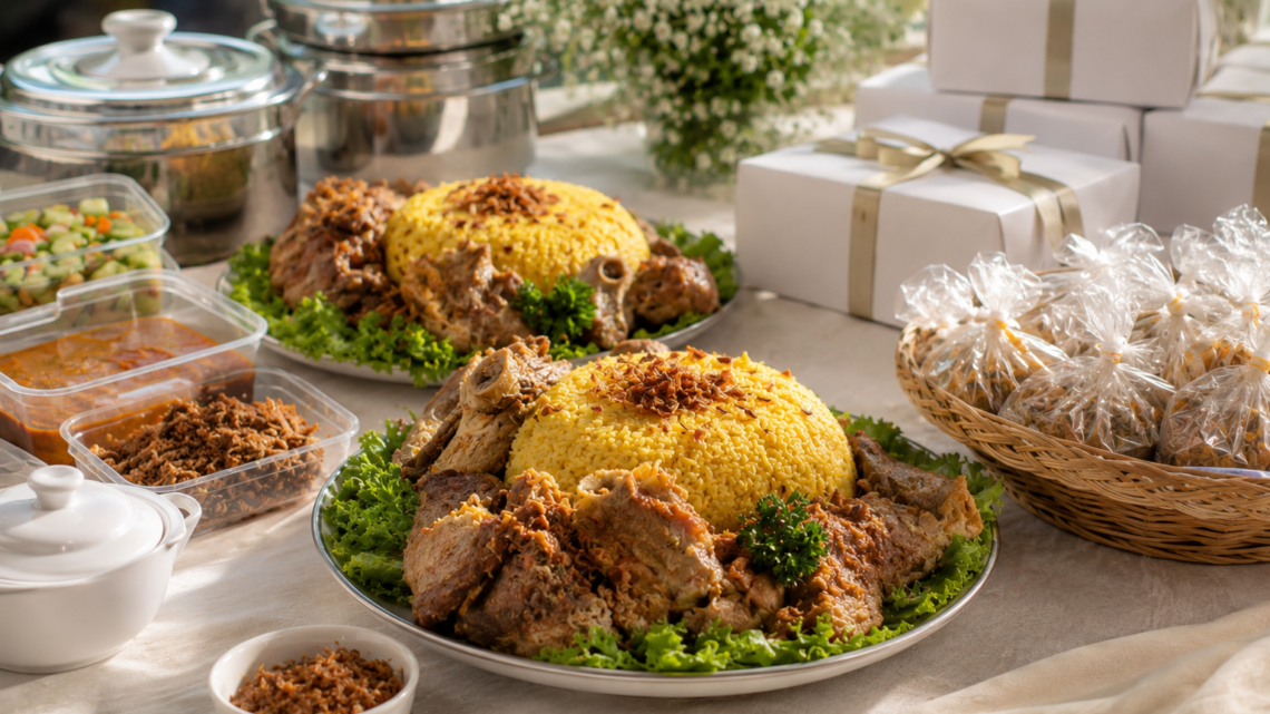 Harga Paket Aqiqah Premium dengan sajian nasi box eksklusif, kambing berkualitas, dan layanan aqiqah lengkap.