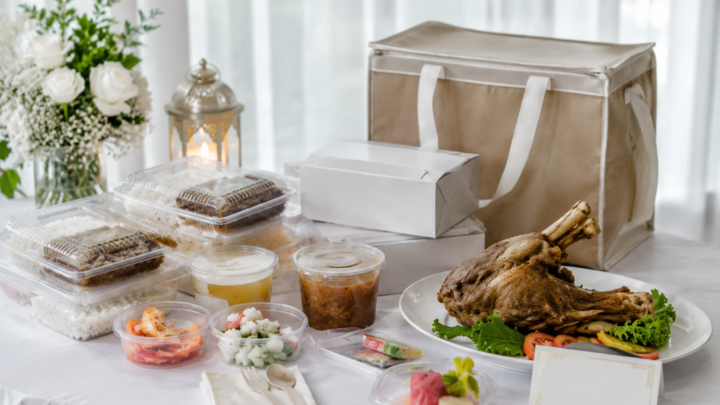 Paket Aqiqah Premium dengan hidangan nasi box, kambing berkualitas, dan proses penyajian profesional