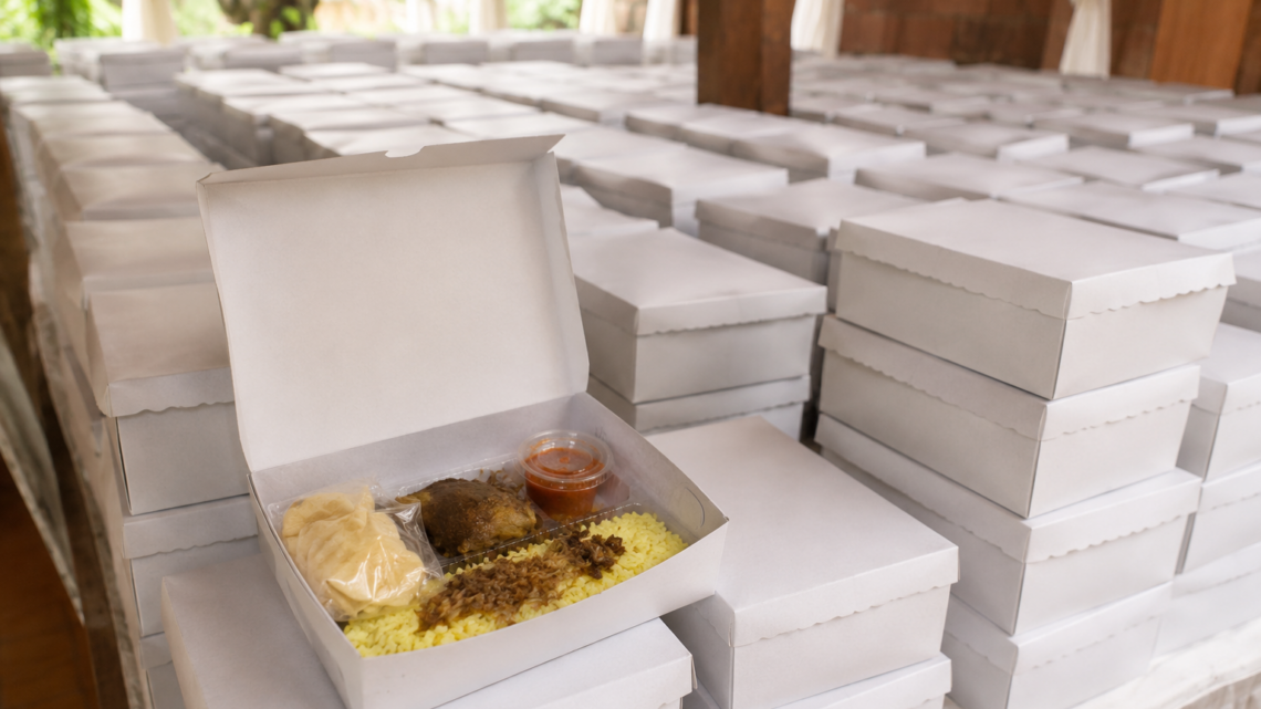 Harga Paket Aqiqah 150 Box dengan menu sate dan gulai siap dibagikan
