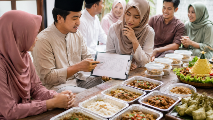 Paket Aqiqah Berdasarkan Jumlah Tamu dengan nasi box tertata rapi sesuai jumlah undangan untuk acara aqiqah keluarga.