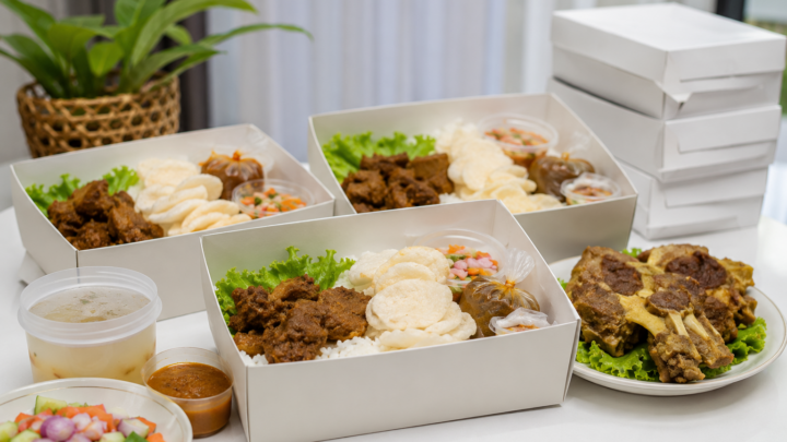 Harga Paket Aqiqah Bandung 2026 dengan paket nasi box lengkap, kambing aqiqah berkualitas, dan menu olahan siap saji