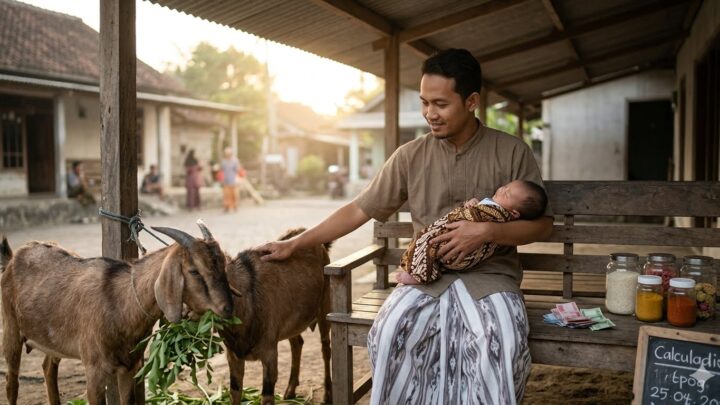 Biaya Aqiqah Anak Laki-Laki 2026 dengan dua ekor kambing sesuai syariat Islam.