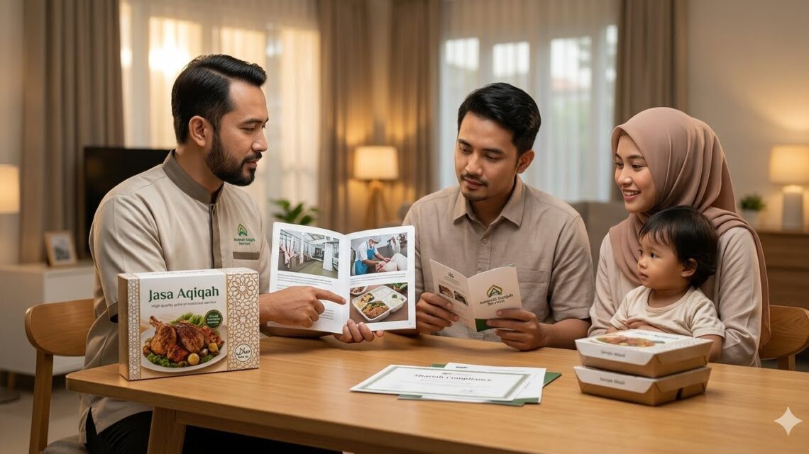 Cara Memilih Jasa Aqiqah dengan proses penyembelihan kambing sesuai syariat Islam oleh penyedia jasa profesional.