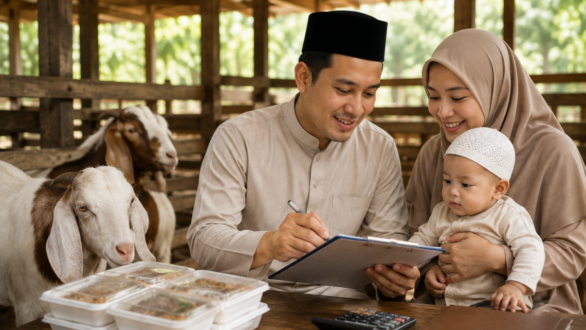 Biaya Aqiqah Anak Laki-Laki 2026 dipengaruhi oleh jenis kambing, jumlah porsi, menu masakan, dan layanan yang dipilih.