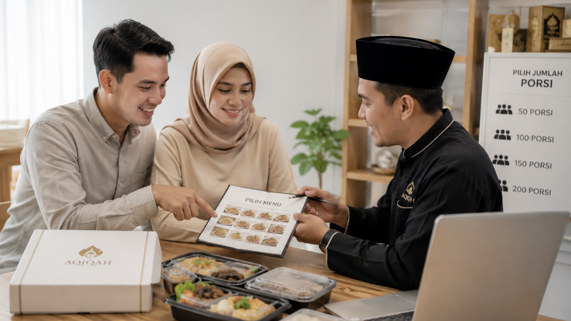 paket aqiqah custom 2026 dengan pilihan menu dan jumlah porsi untuk keluarga