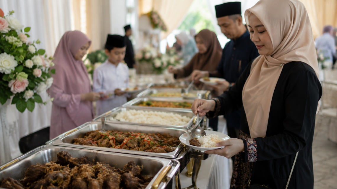 paket aqiqah prasmanan 2026 dengan hidangan makanan untuk acara keluarga