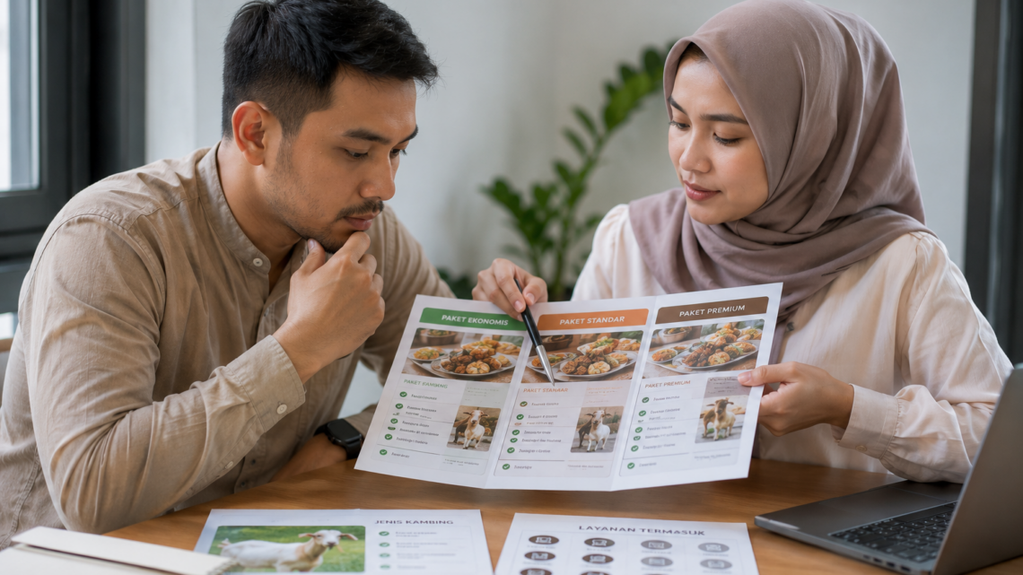 Paket Aqiqah dengan layanan lengkap, hewan sehat, dan proses penyembelihan sesuai syariat Islam.
