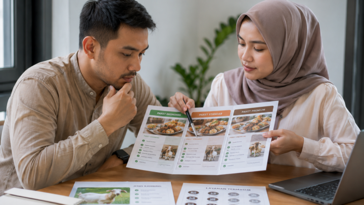 Paket Aqiqah dengan layanan lengkap, hewan sehat, dan proses penyembelihan sesuai syariat Islam.