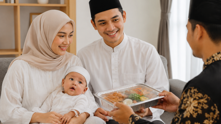 Paket aqiqah anak laki-laki dengan pilihan kambing dan nasi box sesuai budget keluarga