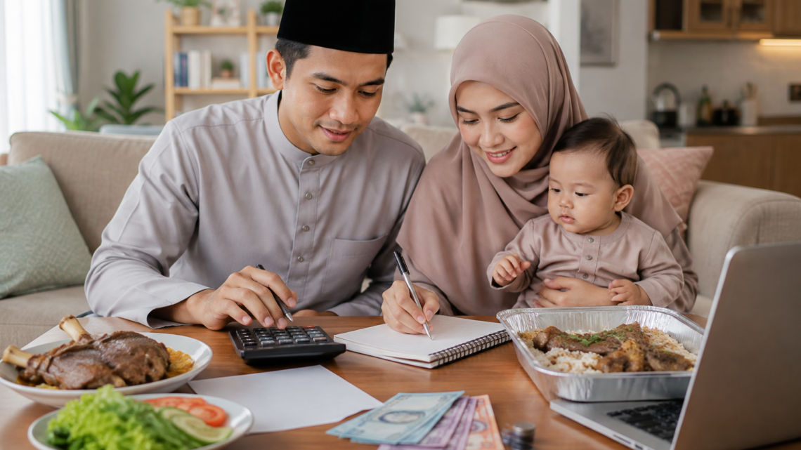 biaya aqiqah 2026 dengan perhitungan budget keluarga untuk kambing, nasi box, dan layanan aqiqah